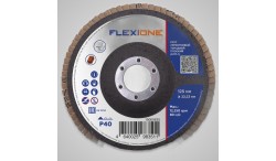 Круг лепестковый плоский 125х22,2мм Р40 Flexione