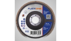 Круг лепестковый плоский 125х22,2 мм Р120 Flexione